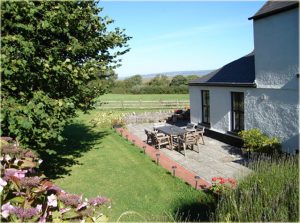 Hill House Gower sun terrace